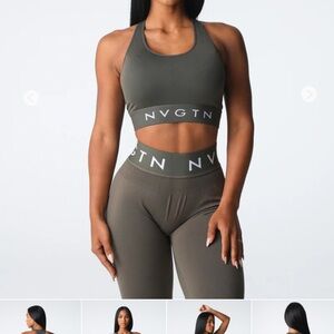 NVGTN Olive Legacy Sport Seamless Bra